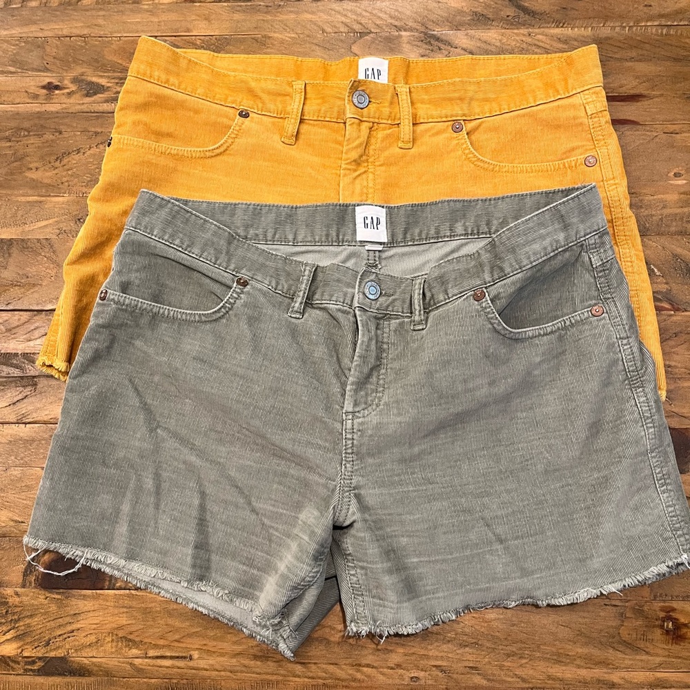Old School Gap Corduroy Shorts.